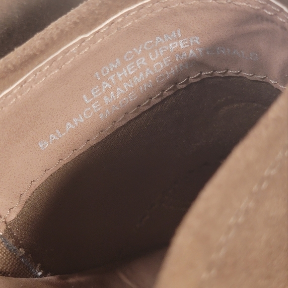 Crown Vintage Tan Suede Women's Mules Size 10 Booties Heels Boho Neutral - Picture 15 of 16